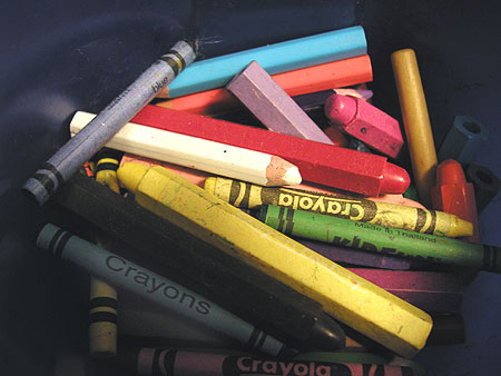 kid fun crayons