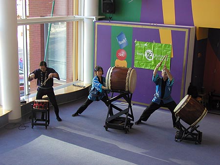 mu daiko at the children's museum