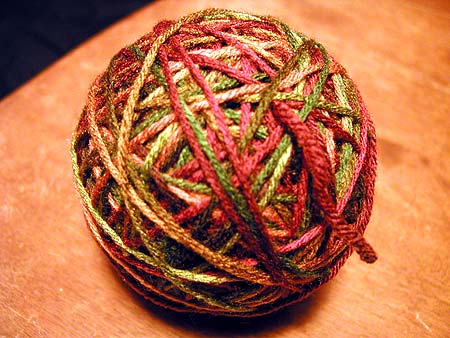 diy pulled skein